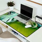 Jungle Abstract Leaves Desk Mat Gallery Image 2
