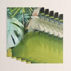 Jungle Abstract Leaves Wrapping Paper Gallery Image 3
