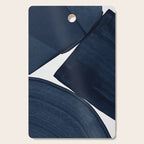 Minimalist Painting Blue II, Modern Abstract Cutting Board Gallery Image 1