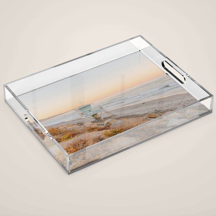 no lifeguard lxix / san diego, california Acrylic Tray Gallery Image 1