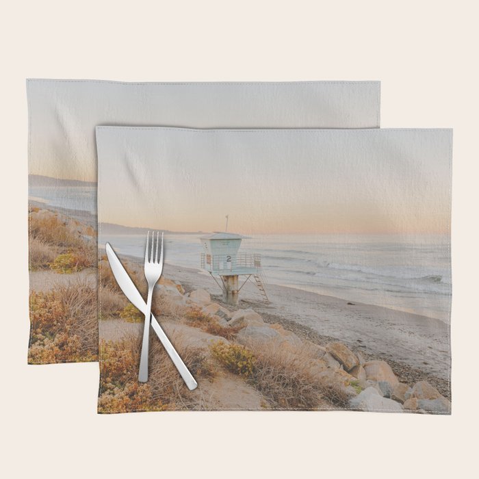 no lifeguard lxix / san diego, california Placemat Gallery Image 1
