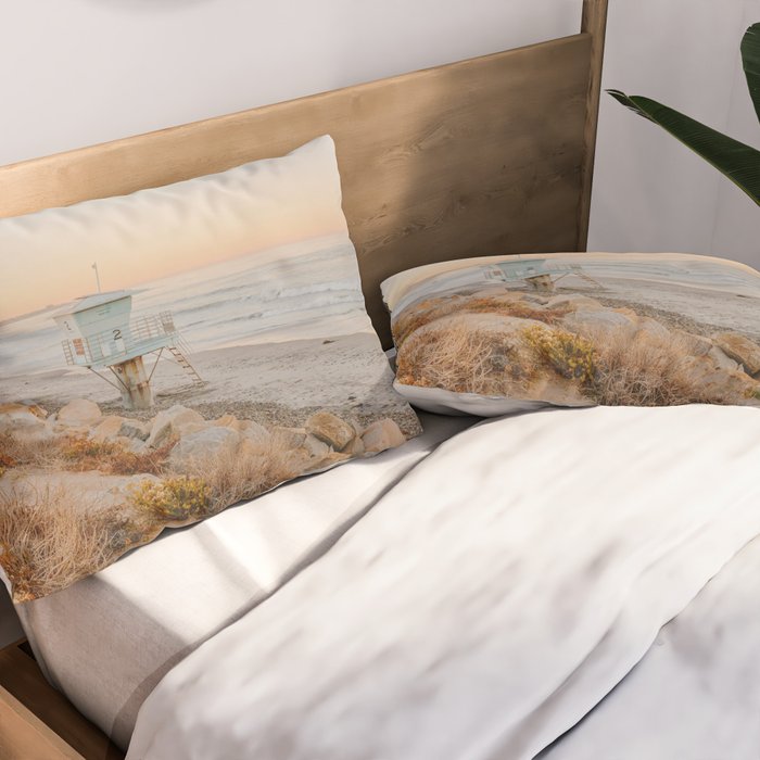 no lifeguard lxix / san diego, california Pillow Sham Gallery Image 2