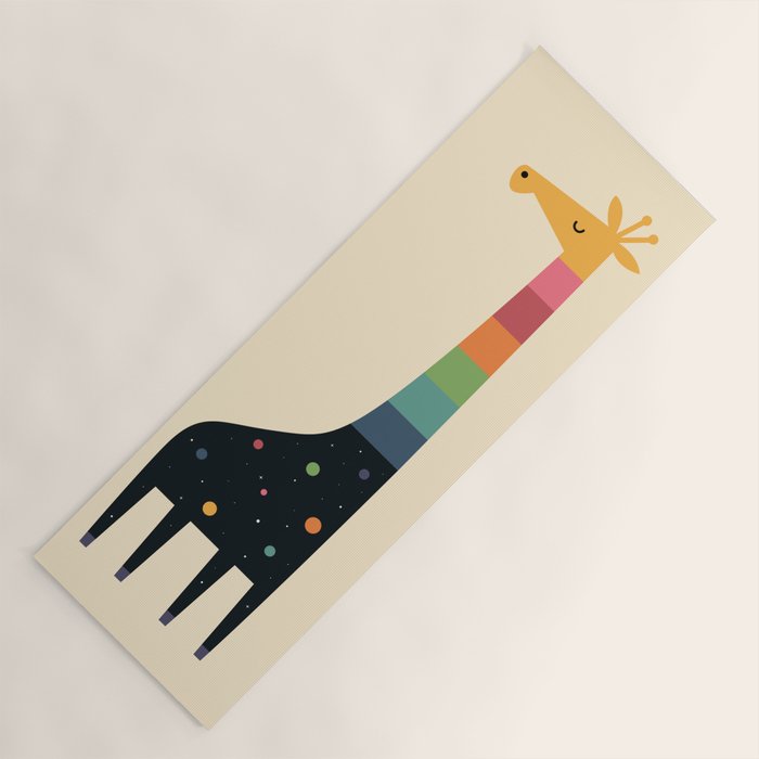 Galaxy Giraffe Yoga Mat Gallery Image 1