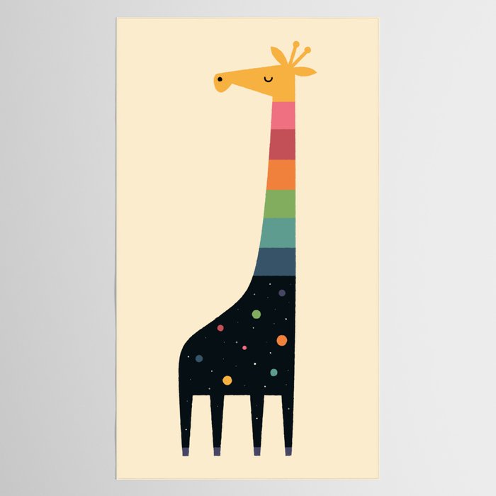 Galaxy Giraffe Tablecloth Gallery Image 2