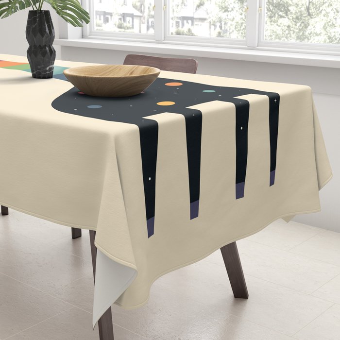 Galaxy Giraffe Tablecloth Gallery Image 3