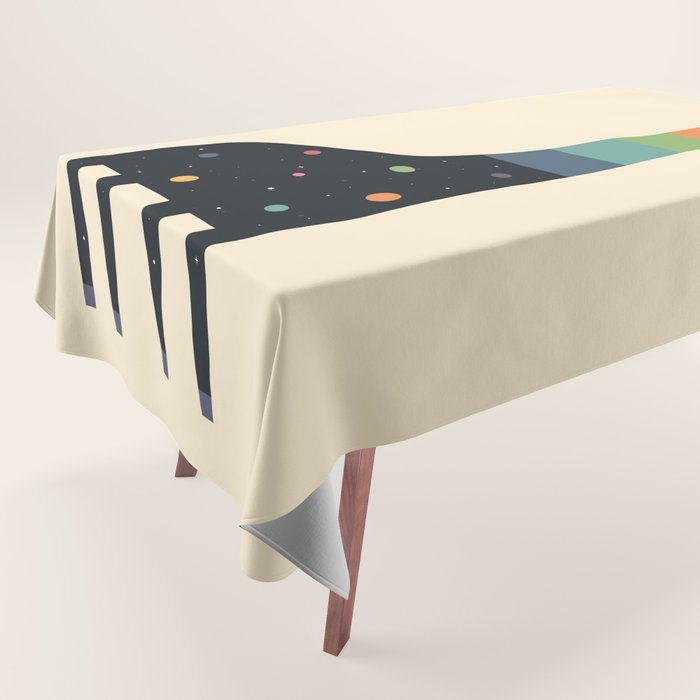 Galaxy Giraffe Tablecloth Gallery Image 1