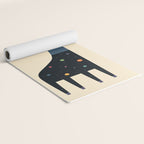 Galaxy Giraffe Yoga Mat Gallery Image 2