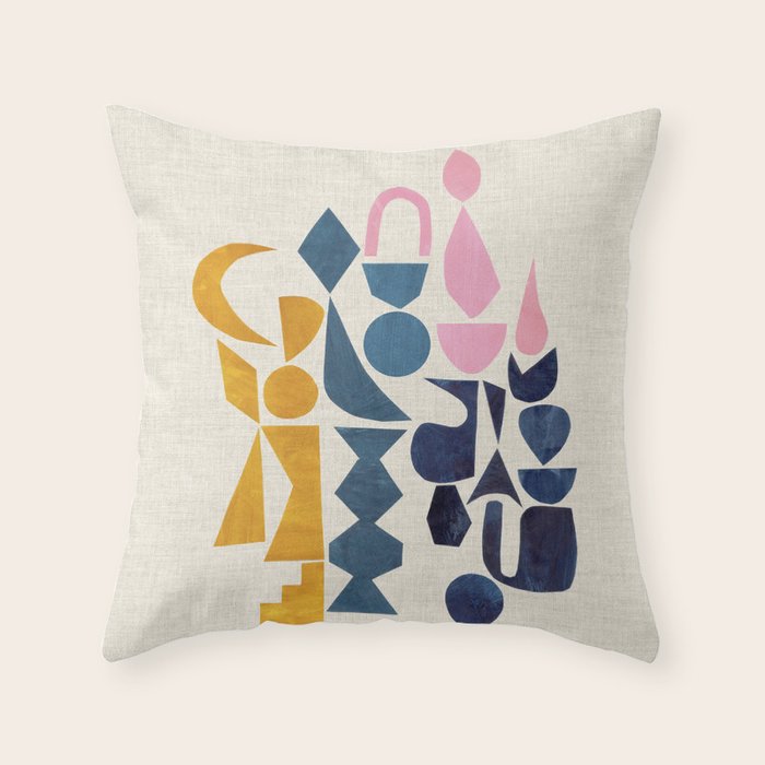 Sunshine Symphony Throw Pillow Gallery Image 6