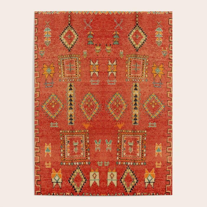 Moroccan Traditional Heritage Design Berber Style E5 Poster Gallery Image 4