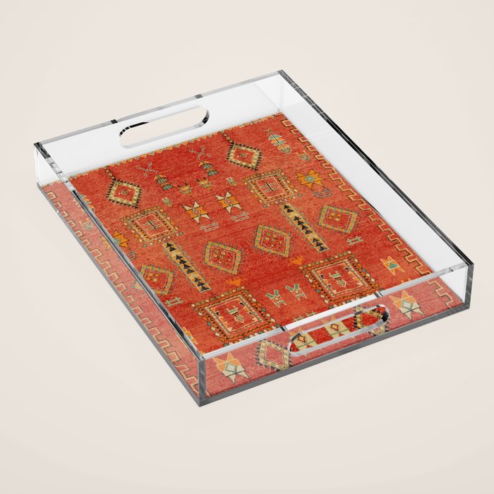 Moroccan Traditional Heritage Design Berber Style E5 Acrylic Tray Gallery Image 1