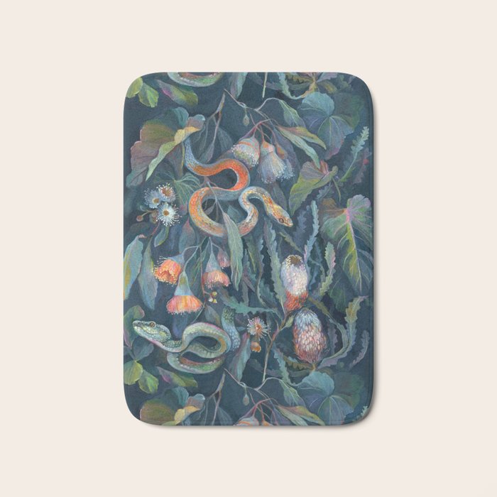 Snake Banksia Forest Bath Mat Gallery Image 1