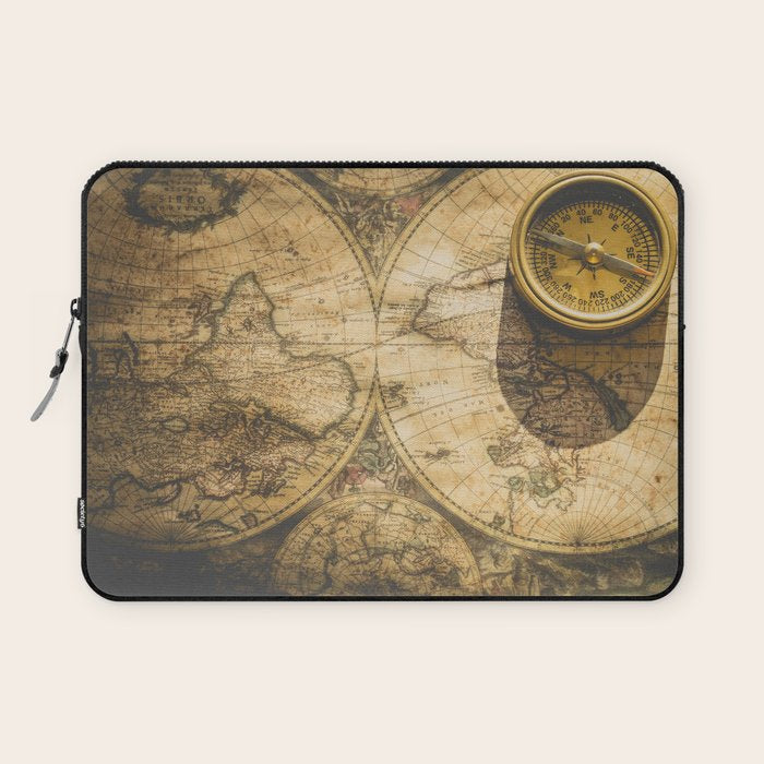 TRAVEL AROUND THE WORLD Laptop Sleeve Gallery Image 1