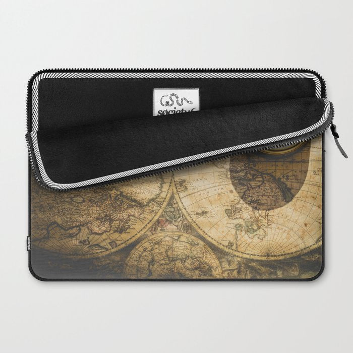 TRAVEL AROUND THE WORLD Laptop Sleeve Gallery Image 2