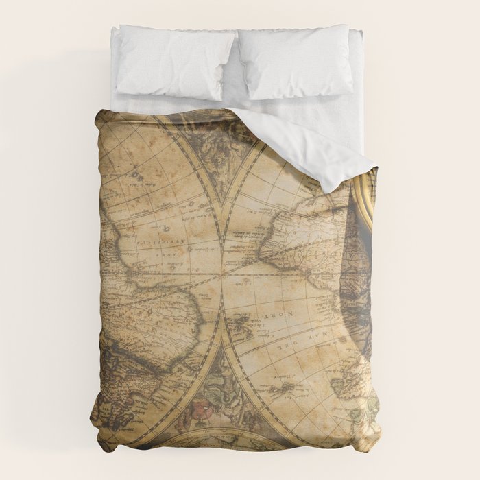 TRAVEL AROUND THE WORLD Duvet Cover Gallery Image 1