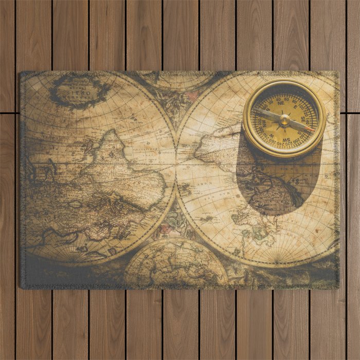 TRAVEL AROUND THE WORLD Outdoor Rug Gallery Image 1
