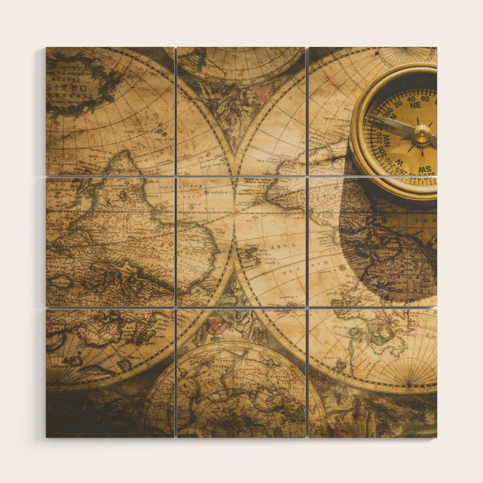 TRAVEL AROUND THE WORLD Wood Wall Art Gallery Image 1