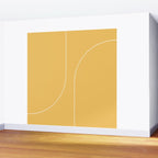Modern Minimal Line Abstract VI Wall Mural Gallery Image 2