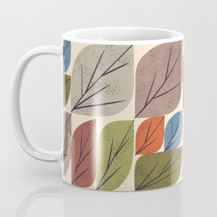 Leaf Grid Coffee Mug Gallery Image 3