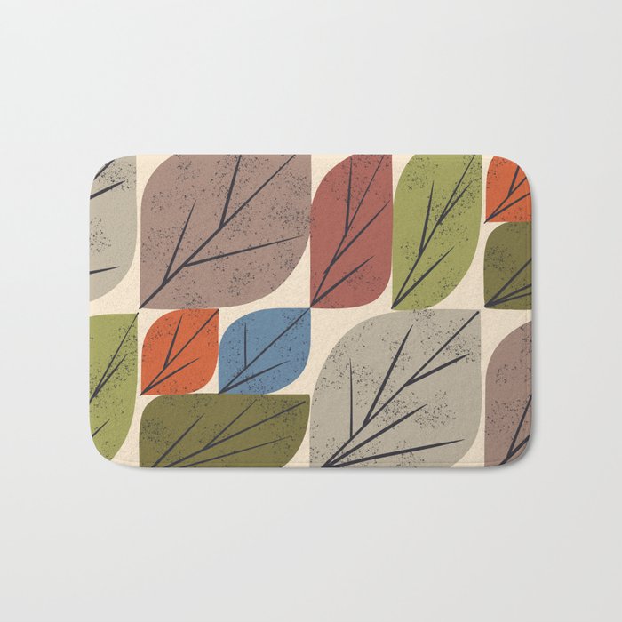 Leaf Grid Bath Mat Gallery Image 1