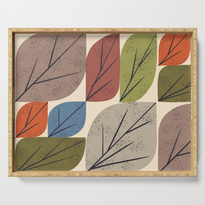 Leaf Grid Serving Tray Gallery Image 1