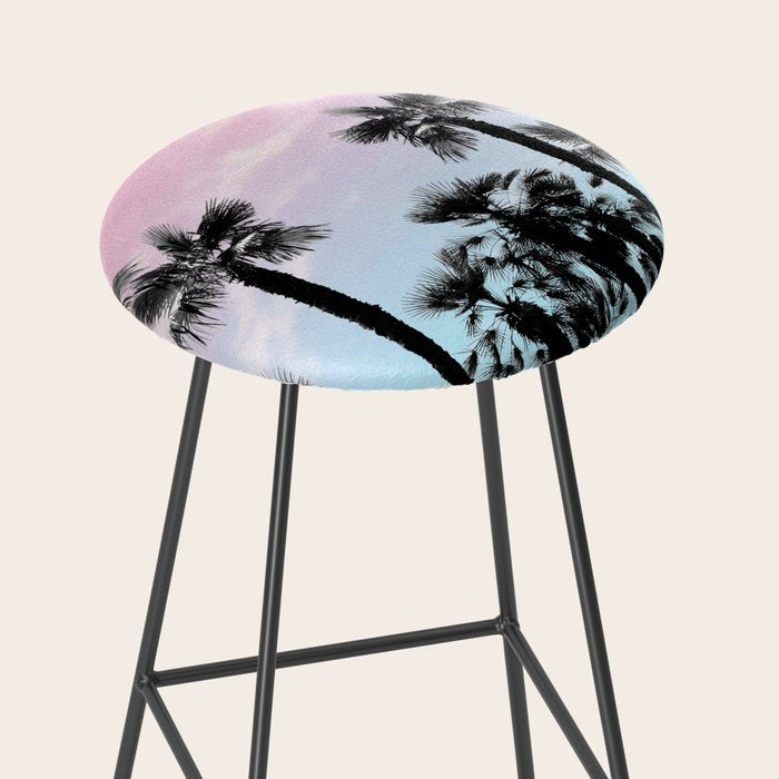 Tropical Palm Trees Dream #4 #tropic #decor #art #society6 Stool Gallery Image 2