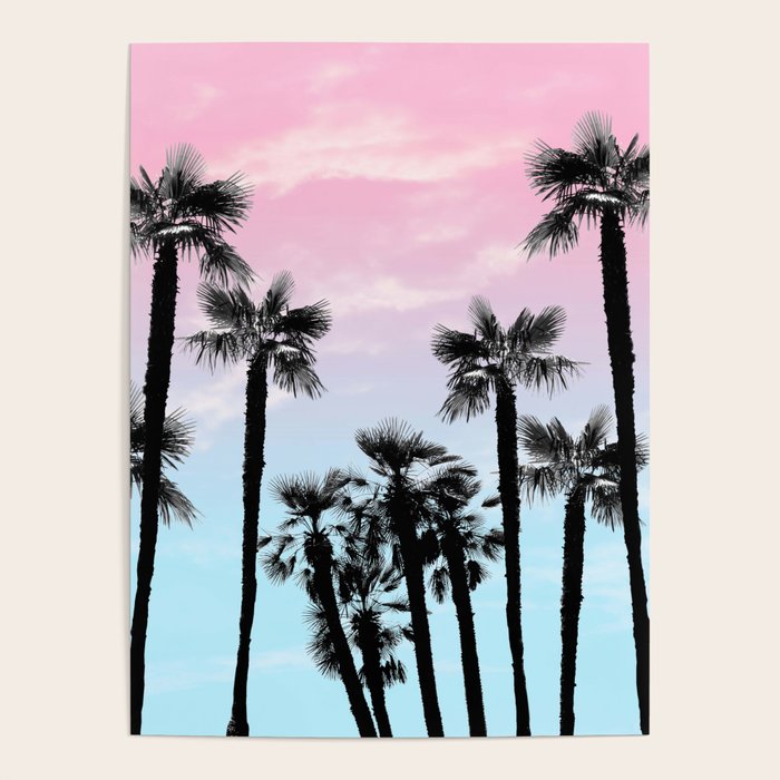 Tropical Palm Trees Dream #4 #tropic #decor #art #society6 Poster Gallery Image 4