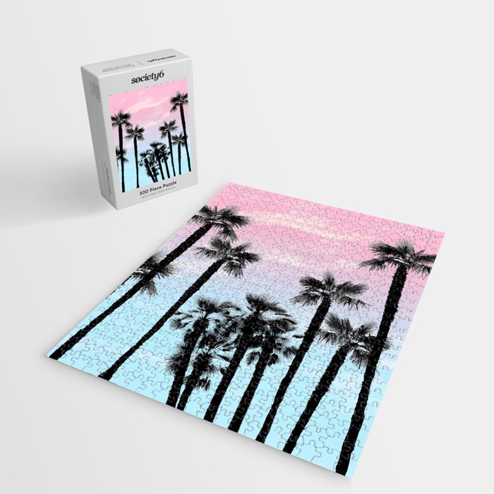 Tropical Palm Trees Dream #4 #tropic #decor #art #society6 Jigsaw Puzzle Gallery Image 2