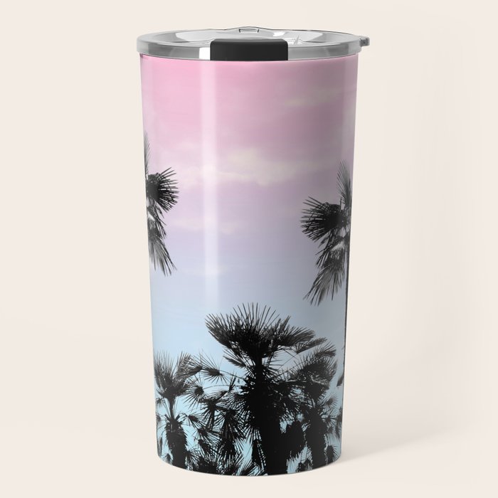 Tropical Palm Trees Dream #4 #tropic #decor #art #society6 Travel Mug Gallery Image 1