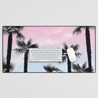 Tropical Palm Trees Dream #4 #tropic #decor #art #society6 Desk Mat Gallery Image 1