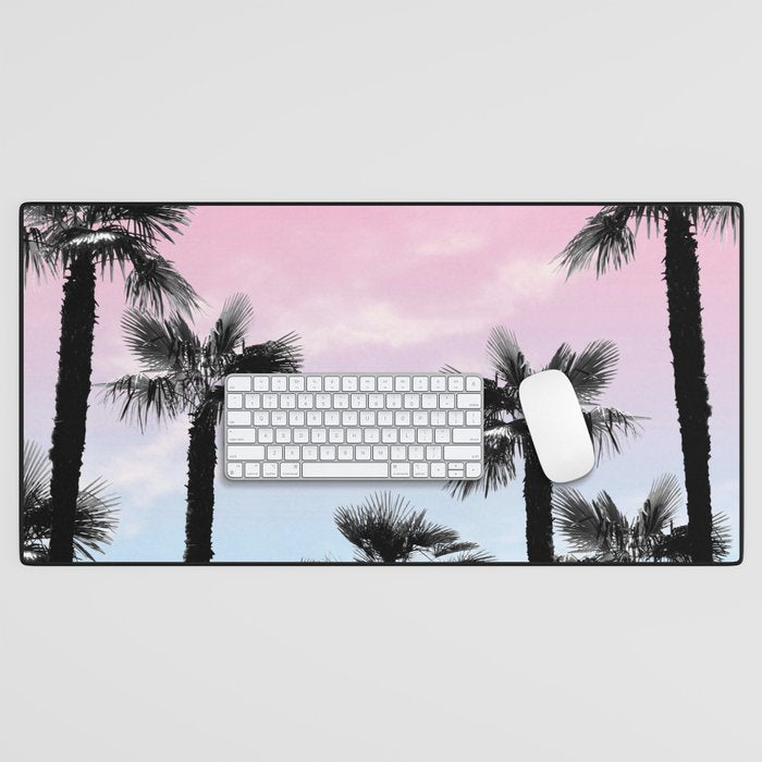 Tropical Palm Trees Dream #4 #tropic #decor #art #society6 Desk Mat Gallery Image 1