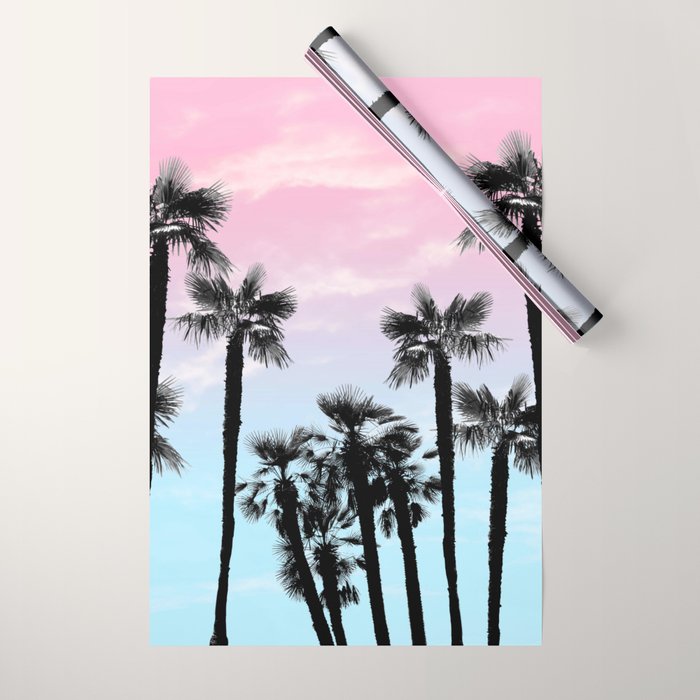 Tropical Palm Trees Dream #4 #tropic #decor #art #society6 Wrapping Paper Gallery Image 1