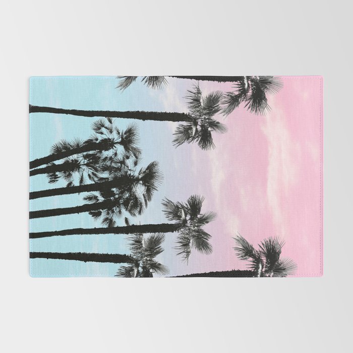 Tropical Palm Trees Dream #4 #tropic #decor #art #society6 Rug Gallery Image 2