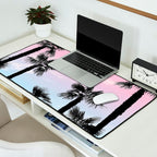 Tropical Palm Trees Dream #4 #tropic #decor #art #society6 Desk Mat Gallery Image 2