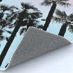 Tropical Palm Trees Dream #4 #tropic #decor #art #society6 Rug Gallery Image 4
