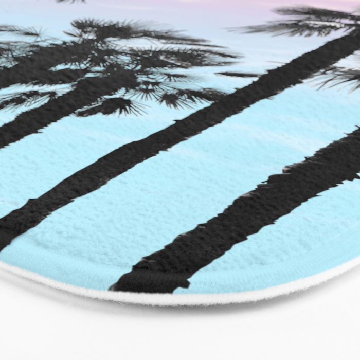 Tropical Palm Trees Dream #4 #tropic #decor #art #society6 Bath Mat Gallery Image 3