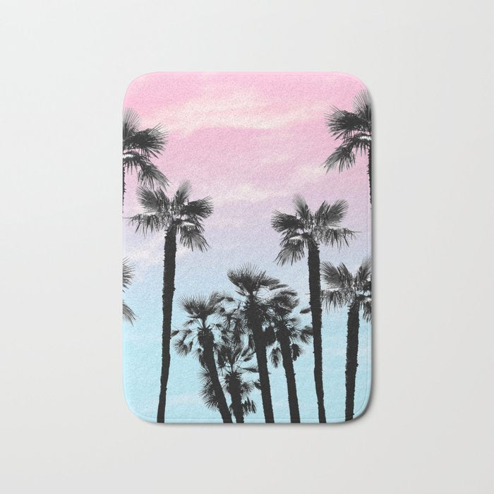 Tropical Palm Trees Dream #4 #tropic #decor #art #society6 Bath Mat Gallery Image 1