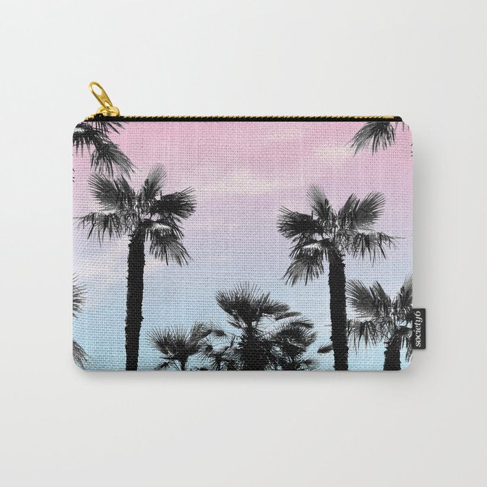 Tropical Palm Trees Dream #4 #tropic #decor #art #society6 Carry All Pouch Gallery Image 1