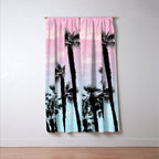 Tropical Palm Trees Dream #4 #tropic #decor #art #society6 Window Curtain Gallery Image 3