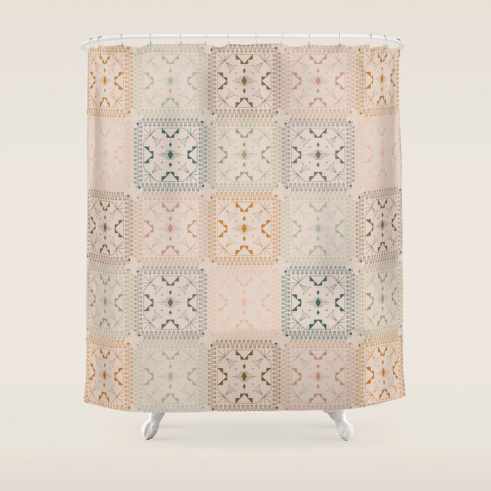Lost Desert Quilt Shower Curtain Gallery Image 1