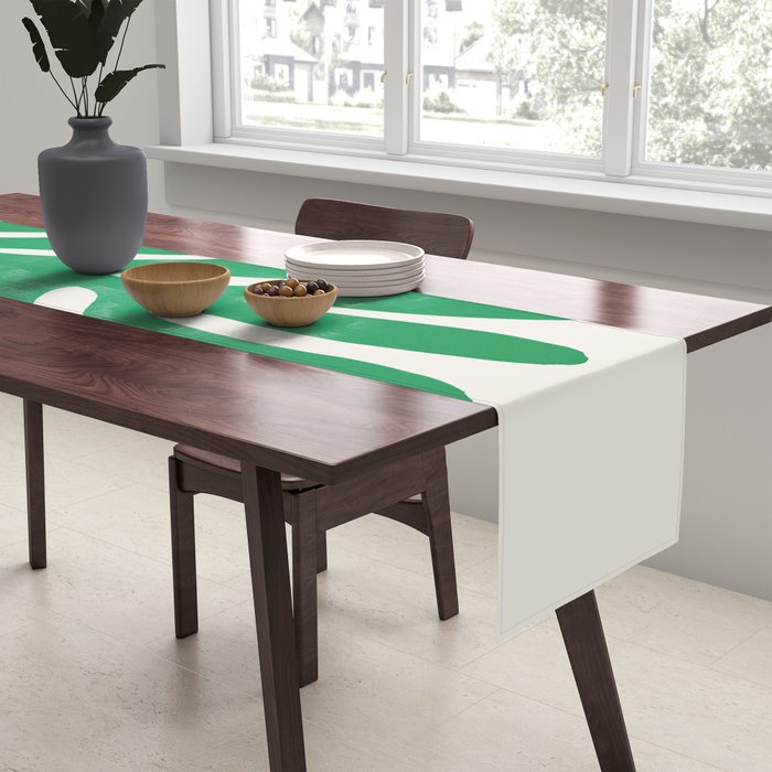 Shamrock: Matisse Color Paper Cutouts 02 Table Runner Gallery Image 2