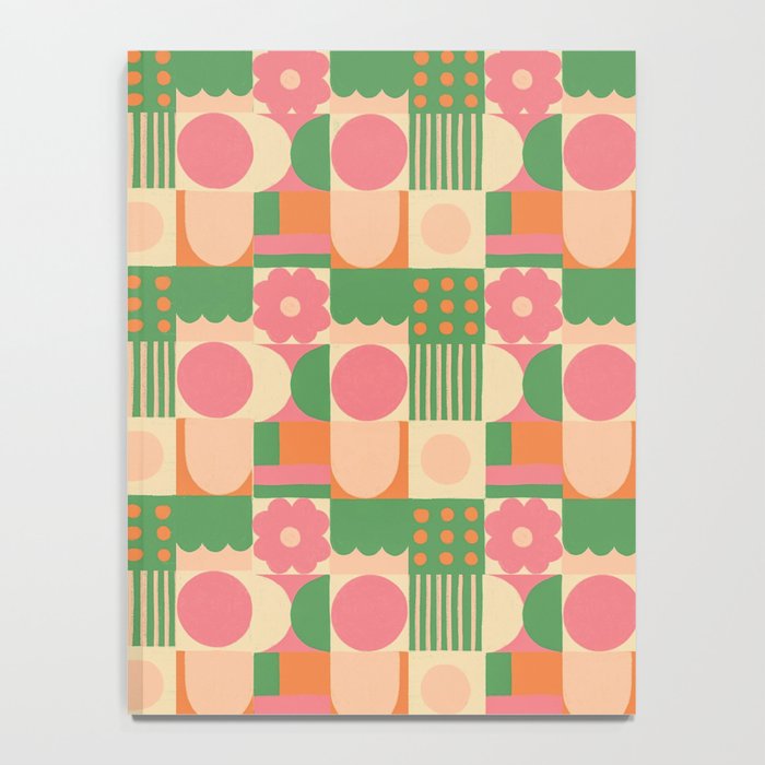 Green and pink tiles Notebook Gallery Image 4