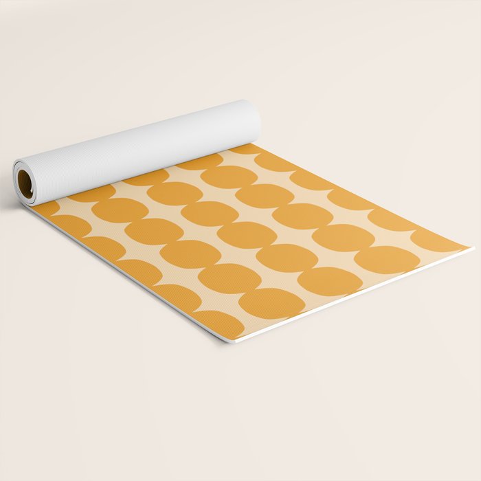 Honey Bubble Chain Yoga Mat Gallery Image 2