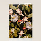 Vintage & Shabby Chic - Midnight Magnolia Botanical Garden Stationery Card Gallery Image 2