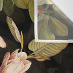 Vintage & Shabby Chic - Midnight Magnolia Botanical Garden Wall Tapestry Gallery Image 3