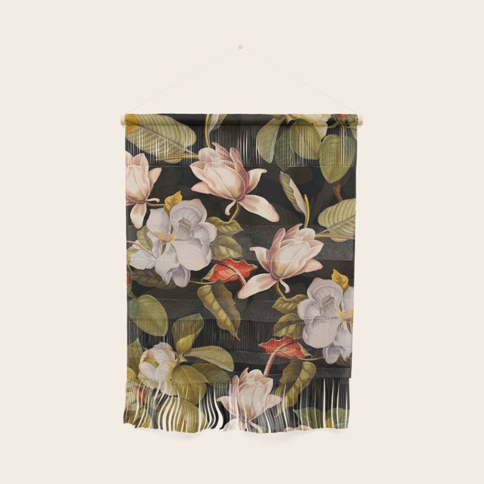 Vintage & Shabby Chic - Midnight Magnolia Botanical Garden Wall Hanging Gallery Image 1
