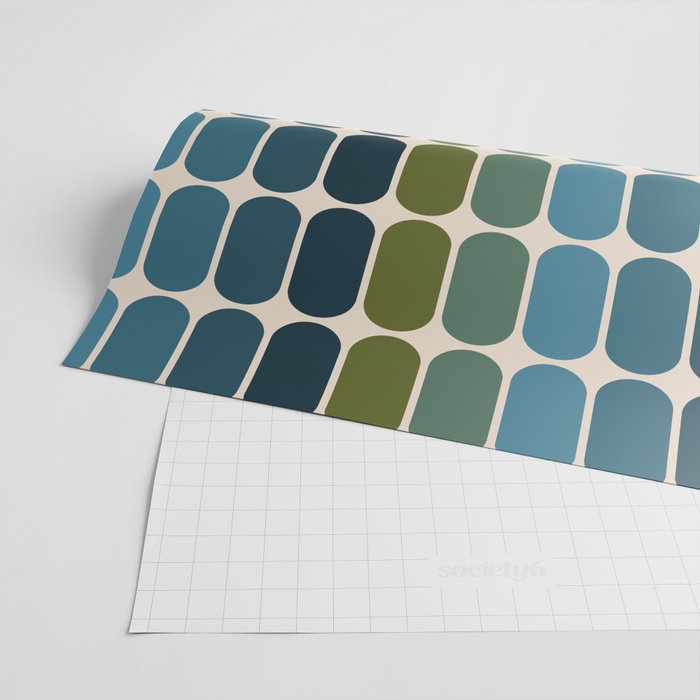 Lake Capsule Wrapping Paper Gallery Image 2