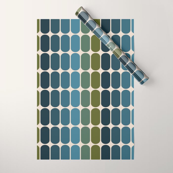 Lake Capsule Wrapping Paper Gallery Image 1