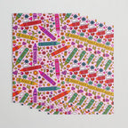 Crayon Print Wrapping Paper Gallery Image 3