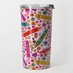 Crayon Print Travel Mug Gallery Image 2
