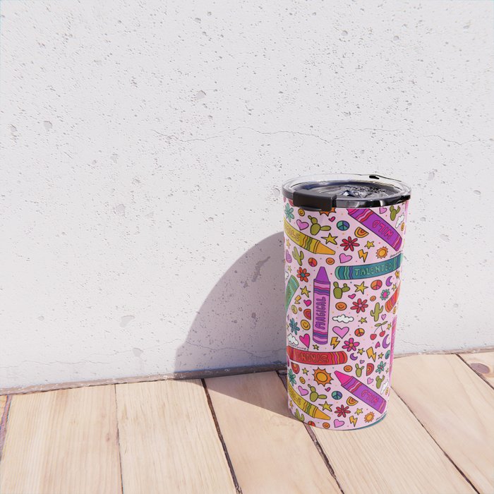 Crayon Print Travel Mug Gallery Image 4